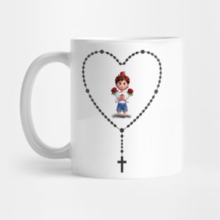 Little Rosary girl Mug